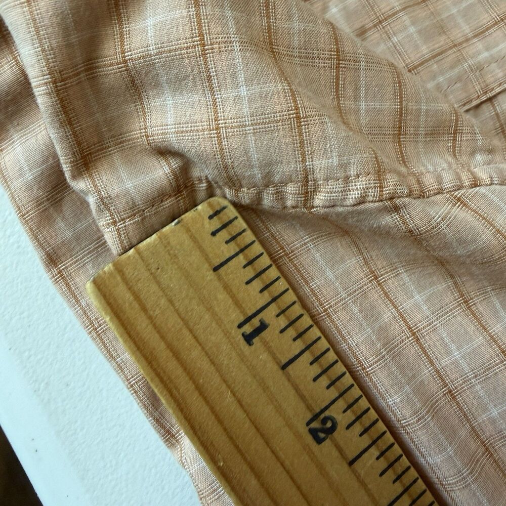 Patagonia Island Hopper Vented Long Sleeve Brown Plaid Fishing Shirt Size XL - Picture 11 of 13